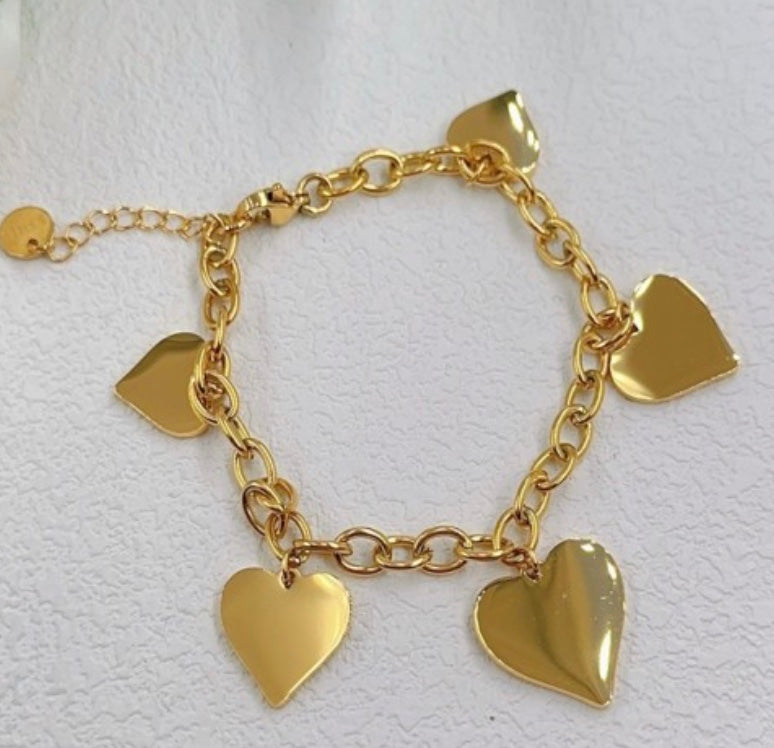 Bracelet Coeur Gold