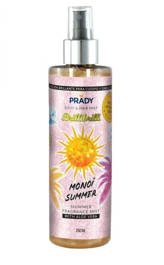 Brume Scintillante Corps Et Cheveux Monoï Summer Prady 250Ml