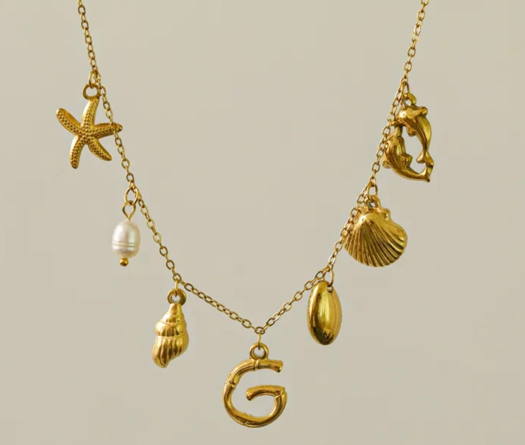 Colier Initial Gold